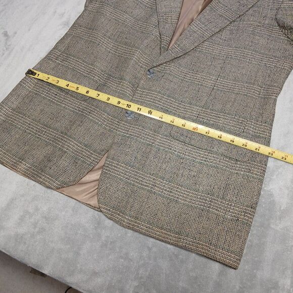 Bill Blass Mens Silk Blazer (Fits 44R) Classic USA Made Vintage 80s Sport Coat - Picture 9 of 11